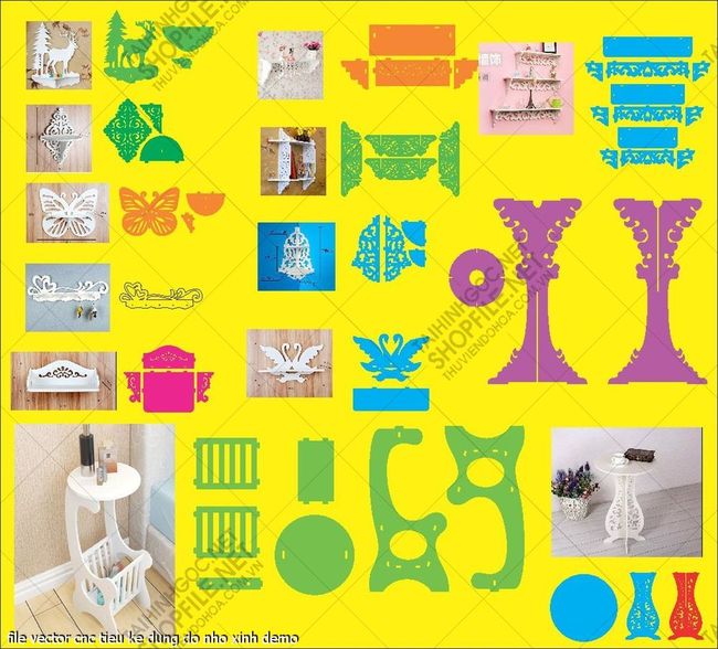 file vector cnc tieu ke dung do nho xinh 